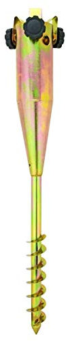 Greenfields Heavy Duty Ground Spike for Rotary Washing Line, Parasol, Flags, Activity Poles, Bird Feeders, Rotary Airers, Rust resistant Zinc Plated - No Need for Concrete (1)