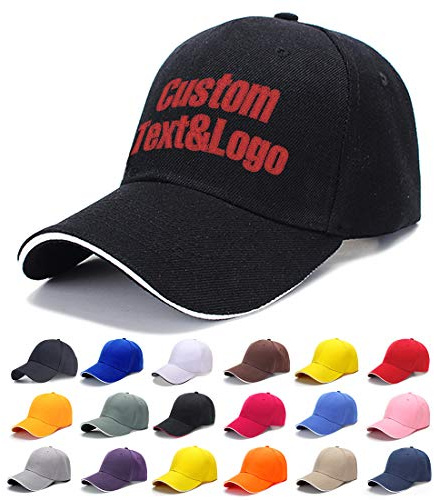 MEINAMI Casquette de Baseball 100% Coton personnalisée avec 1 Casquette