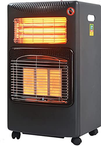 Poêle à gaz butane et chauffage électrique, poêle hybride, double système de chauffage