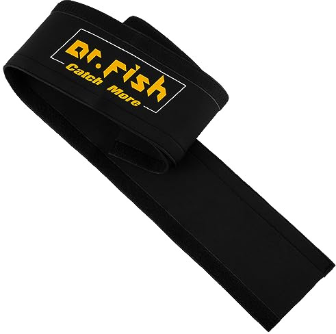 Dr.Fish 60 Trolling Motor Cable Sleeve for Boats, Cuttable Wire Cord Protector Wrap Cover, Organized Cables Accessories Black