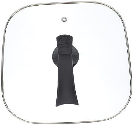 ABOOFAN Tapa Cuadrada De Vidrio 30 Cm Para Olla Eléctrica Multifuncional, Cubierta Resistente Al Calor, Compatible Cocina Doméstica, Accesorio Práctico Para Menaje Del Hogar