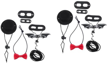ABOOFAN 2sätze Traction Rope Mit Hut Und Fliege Für Bartagamen Verstellbares Reptilienkostüm Für Valentinstag Für Und Partys