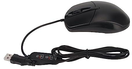 Beheizte Maus mit einstellbarer Temperatur, mit Synchronisation, USB-Port 1600 DPI, Heiztasten für Desktop-Laptops