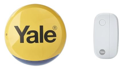 Yale AC-DBX Dummy Siren with Flashing LED - Sync Alarm Door/Window Contact - 200m Range