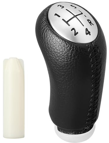 Vinabo 5-Speed Gear Shift Knob for Renault Clio 2003-2004, Mégane 2002-2009, Stepway 2011, Dacia Sandero 2009-2012, Scenic 2003-2006, Kangoo 2009
