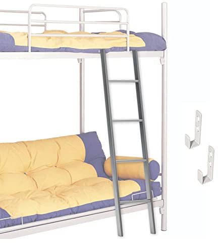 SZITW Leiter zum Einhaken für Etagenbetten, Etagenleiter für Wohnmobile, Trittleiter aus Metall und Eisen für ältere Erwachsene/Kindersicherheit, Leiter für Einzelbett im Hochbett für den Innenber