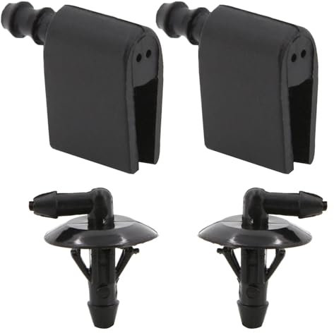 XYUOIS D'essuie-Glace de Lave-Glace Compatible avec Benz pour Sprinter II 2006 – 2018 Buse D'essuie-Glace Universelle en Spray, 5125061AA(Nozzle and Connector)