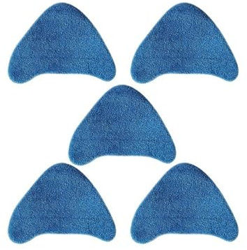 XLZACDMB 5 Almohadillas De Repuesto For Trapeador De Limpiador A Vapor, Compatibles con Suciedad, S86-SF-CC, Compatibles con Hoover, WH01100, Paños De Repuesto Lavables, Almohadillas For Trapear
