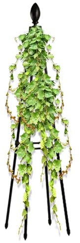 Enrejado de jardín para plantas trepadoras, enrejado para plantas en maceta, marco de obelisco de jardín de metal inoxidable, obelisco de metal resistente para verduras al aire libre, enredadera