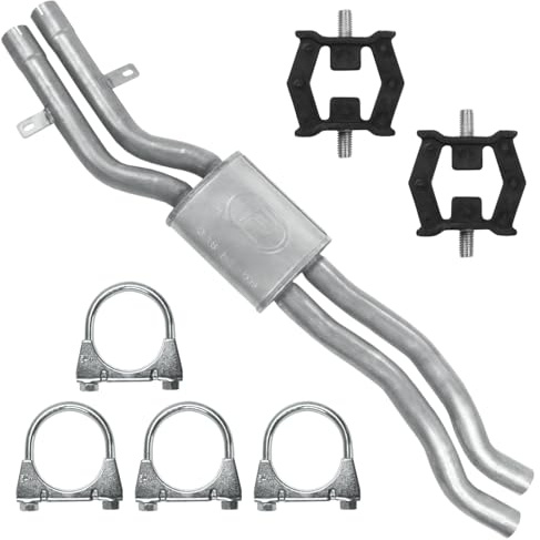 POLMOstrow Auspuff für BMW 3 E46 1998-2005 | Mitteltopf, Motoren: 2.2 - 2.5 - 3.0 | Coupe, Kombi Touring, Limousine