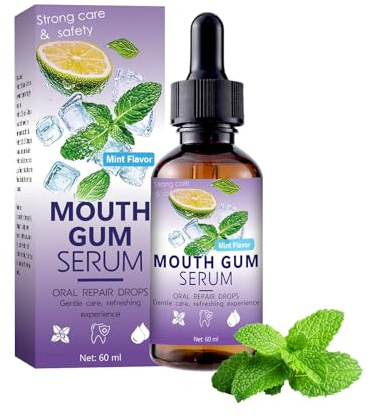 Gotas de limpieza de dientes, fórmula de larga duración, 60 ml, gotas de higiene Orál, solución de cuidado, cuidado bucal refrescante, para adultos y viajes familiares