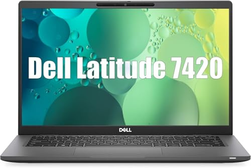 Dell Latitude 7420 Laptop Computer, Intel 11th Gen Core i5-1145G7, 16GB RAM, 512GB SSD, 14 FHD (1920x1080) Notebook, QWERTY Keyboard, Windows 11 Pro (Renewed)