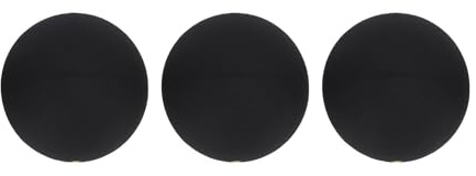 WGFOIP Professionell Squashbollset Om 3, Elastisk Gummikonstruktion, Idealisk för Tävlingsträning och Träning, Diameter 4 Cm / 1,6 Tum (Gul prick)