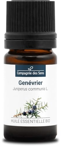 GENÉVRIER BIO - 5mL - Huile Essentielle de Qualité Premium - 100% Pure, Naturelle, Garantie ChromaCert - Chémotypée et Intégrale - La Compagnie des Sens