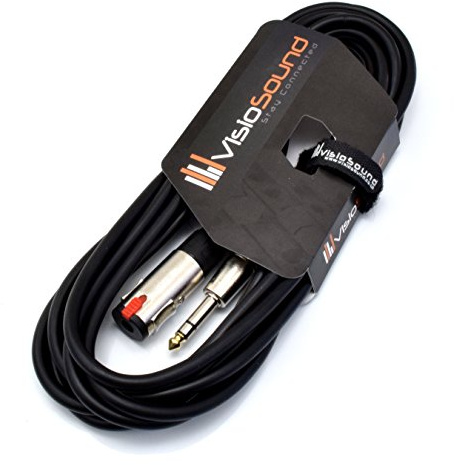 6.35mm 1/4 Stereo TRS Jack to Jack Lead Headphone Extension Cable (5m) | Noiseless OFC Audio Signal Cable for Stage & Studio