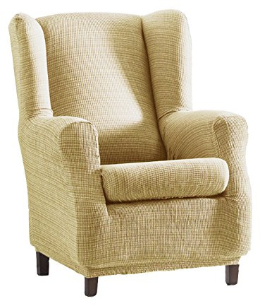 Eysa Aquiles Elastisch Sofa Überwurf Ohrensessel Farbe 01-Beige, Polyester-Baumwolle, Beige, 37 x 29 x 5 cm, 1 Einheiten