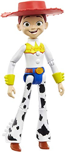 Muñeca parlante a Escala Jessie Disney GDP81 Pixar Toy Story 4 Inspirada en la película con más de 15 Frases y Sonidos, diseños auténticos, fácil de Colocar