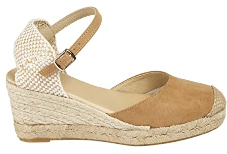 NOESLOMISMO BY DILEMA Alpargatas Cuña Cómoda Mujer Hechas en España - Sandalias Yute Natural