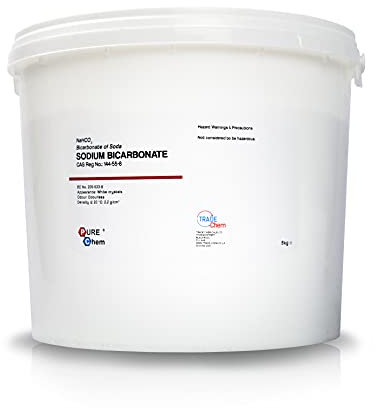 Trade Chemicals Sodium Bicarbonate for Cleaning, Baking, Bath (5kg)