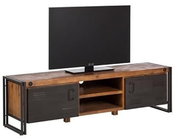 Meuble TV Industriel Bois et métal - Atelier