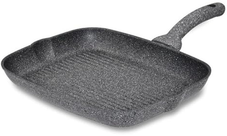 Padella Bistecchiera Antiaderente ad Induzione Cuore di Pietra 26 x 33 cm