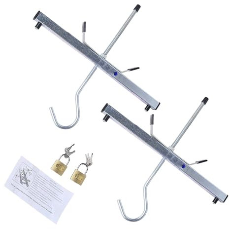 Okiyakusama Ladder Roof Clamps for Car Accessories Secure Ladder Locks Ladder Clamps Ladder Roof Rack Clamps for Vehicles
