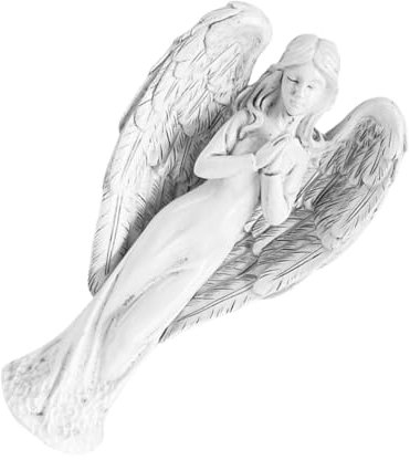 OFFSCH Figurine Ange Résine Décorative Statue Ange Mignonne pour Décoration Intérieure Jardin Résine Colorée Et pour Touche à Espace