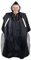 Regenponcho Rollstuhl für Herren Damen, Regencape Rollstuhlfahrer Erwachsene mit Halbtransparenter Kapuze, Wasserdicht Reißverschluss und Reflexstreifen, für Mobilität Rollator und Elektroroller