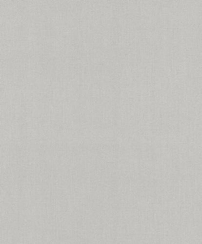Rasch Tapeten 633733 - Unitapete aus Vlies in Grau aus der Kollektion Color your life - 10,05 m x 0,53 m (LxB)