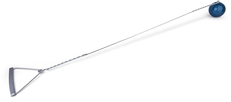 Vinex Wurfhammer für Wettkampf und Training - 2,5 kg - 86 mm - Gusseisen Hammer - WA-Zertifiziert - Inklusive Draht und Griff - Blau