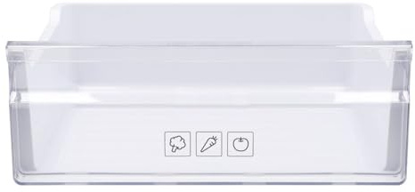 ensipart Gemüseschublade für Kühlschrank kompatibel mit Samsung DA97-13374 Schublade für KühlGefrierKombination transparentes Gemüsefach