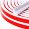 RANJIMA Moulures décoratives flexibles autocollantes 3M - 12 mm x 9 mm - En TPE - Triangle - Pour plafonds et passage mural - Blanc - Pour plinthe de finition, plan de travail de cuisine, bords de