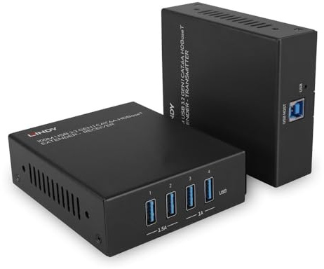 LINDY 43410 100m USB 3.2 Gen 1 Cat.6A HDBaseT Extender