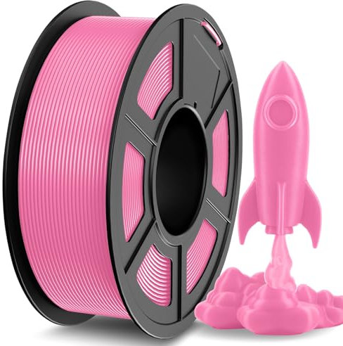 JAYO High Speed PLA Filament 1,75mm - Hochgeschwindigkeits-PLA für 3D-Drucker, Präzision +/- 0,02mm, Neatly Wound, 1.1KG Spule, bis zu 600mm/s, Ideal für schnelle und präzise Drucke, Rosa