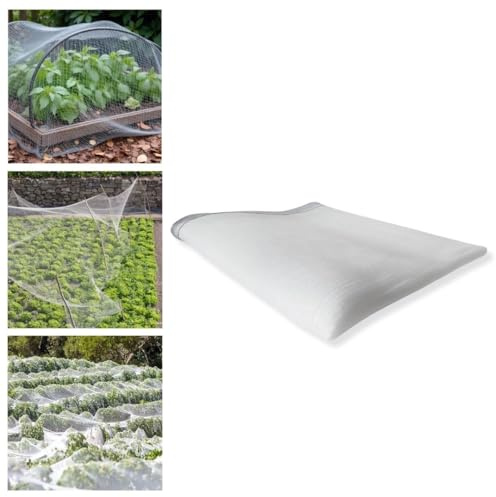 MODO AGRO Malla Anti Insectos Aves y Granizo 50g/m² Malla de protección contra Insectos Anti Granizo Anti Viento Especial Agricultura Resistente y Flexible (3m x 6m)