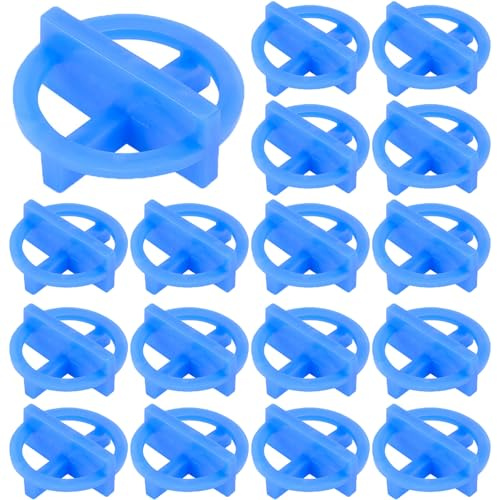 Système de nivellement de carrelage en croix de 3 mm, outils de nivellement pour installation et alignement au sol - Bleu