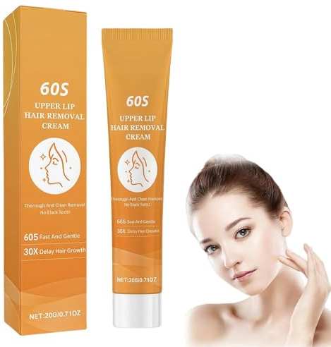 Facial Hair Removal Cream for Women - Upper Lip & Sensitive Hairs Removal Creams - Depilatory Cream for Face, Eyebrow, Chin - Body Hair Removal Creams (20g)