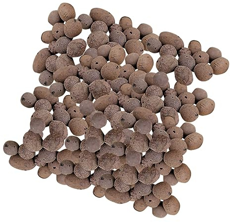 GANAZONO Ceramsite per Vaso da Fiori e Giardinaggio, Pietra Ceramsite 1 kg (0,5-1 Cm), Substrato Traspirante e Drenante per Piante in Vaso, Acquari e Decorazioni da Giardino
