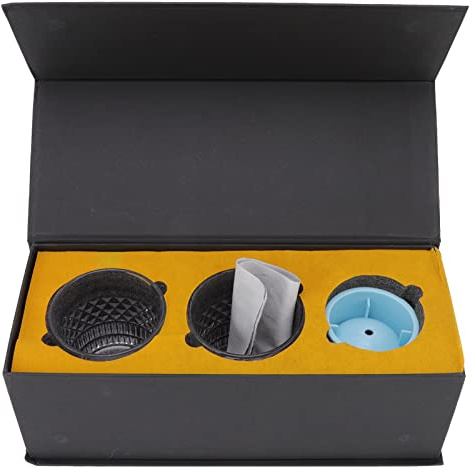 Ensemble de moules à glaçons ronds en verre à whisky, machine à boules de glace en silicone de grand volume de qualité supérieure avec 2 verres trempés pour cocktails, boissons au (Brillant)