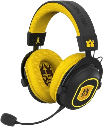 Blade - Kings League | Auriculares Gaming Inalámbricos Multiplataforma - Baja Latencia 2.4GHz y Bluetooth | Placas Magnéticas de Equipos Intercambiables | Micrófono Extraíble (Jack 3.5mm)