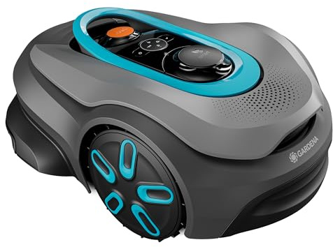 Gardena SILENO Smart Sense 400 m² Robot cortacésped: Tecnología sin Cables*, Cortar el césped con ai, Cámara incorporada (19941-26)