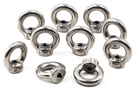 M4 Ring Form Lifting Eye 304 Edelstahl Gewinde Nut Verschluss-20 Pack