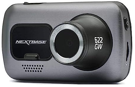 Nextbase 622GW Dash Cam Full 4K/30fps UHD Recording In Car DVR Camera- 140° Front- Wi-Fi, GPS, Bluetooth- Super Slow Motion @ 120fps- Image Stabilisation- what3words- Night Vision- Alexa Built-in