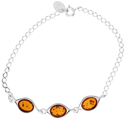 Armband - Canissa - Silber 925/000 mit Bernstein