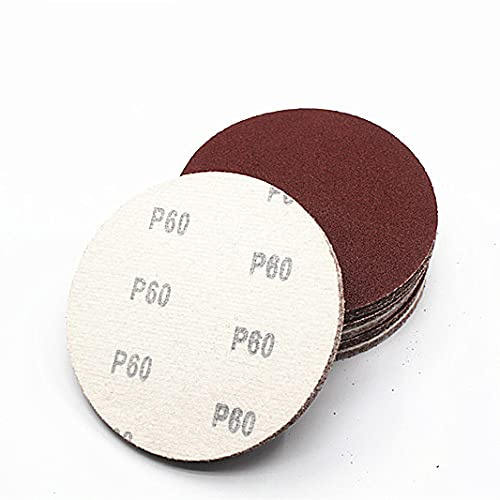 25 piezas 7 & quot; 180 mm Peel & amp; Disco de lija de papel de lija en barra para lijadora con grano 60 80120180240320400600800 1000 1200, grano 800