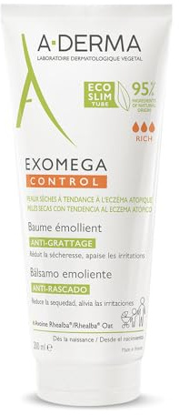 A-DERMA Exomega Control Antipicor - Bálsamo Emoliente - 200 ml