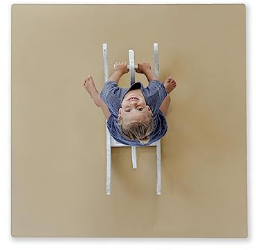Toddlekind Premium Baby Krabbelmatte 130x130 cm | Extra Dick & Groß | Sicher & Gesundheitlich Zertifiziert | Umweltfreundlich & Eco-Conscious | (Beige)