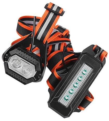 Toddmomy 1satz Professionelle Wiederaufladbare Lauflichter Brustlampe Mit USB-ladefunktion Einstellbare Helligkeit Für Nachtlauf Camping Und Outdoor-aktivitäten