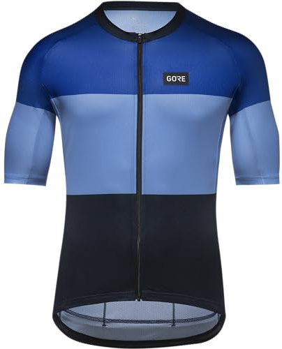 GORE WEAR Herren Spirit Stripes Trikot Jerseys, Ultramarine Blue/Scrub Blue, M EU