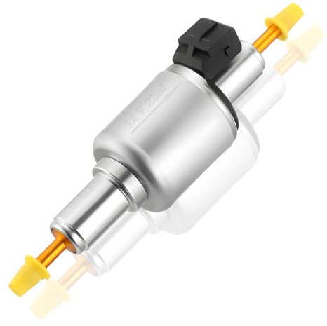 Wzhtuzi Pompa Dosatrice Carburante, 12V 22ML Pompa Carburante Elettrica Pompa Carburante Riscaldatore da Parcheggio con Coperchio della Pompa Dell'olio Pompa Universale per Riscaldatore